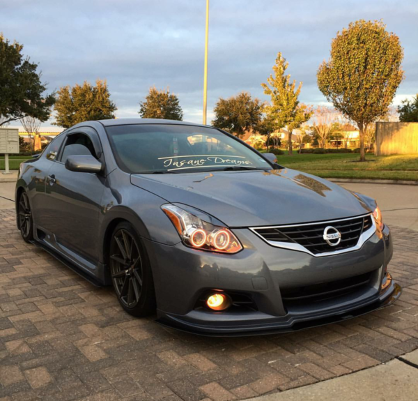 2010-2013 Nissan Altima Coupe Stillen Lip 2PC Front Splitter