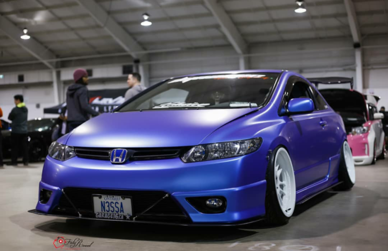 2006-2008 Honda Civic Coupe 2PC Side Splitters