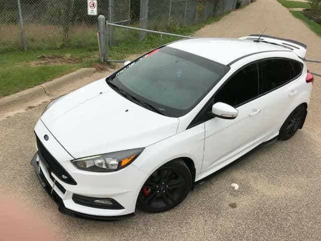 2015-2018 Ford Focus ST 2PC Front Splitter