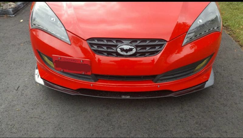 2010-2012 Hyundai Genesis Coupe SPECD Lip 2PC Front Splitter