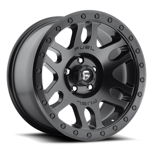 Fuel MATTE BLACK D584 RECOIL 18x9 6x120 Wheels