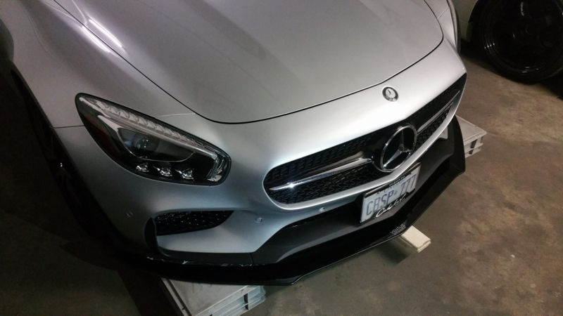 2015-2017 Mercedes Benz GT/GTS AMG 2PC Front Splitter