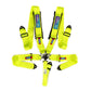NRG SFI 16.1 5Pt 3 Inch Seat Belt Harness with Pads / Cam Lock - Neon Green