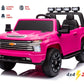 24V 4x4 Chevrolet Silverado 2 Seater Ride on Truck for Kids