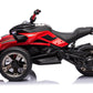 24V Freddo Spider 2 Seater Ride-On 3 Wheel Motorcycle