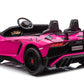 24V Lamborghini Aventador 2 Seater Ride On Car for Kids: Advanced Brushless Motor & Differential for High-Octane Fun