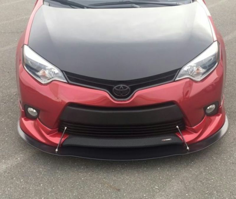 2014-2016 Toyota Corolla Aftermarket Lip 2PC Front Splitter