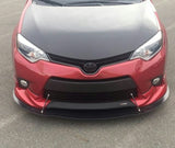 2014-2016 Toyota Corolla Aftermarket Lip 2PC Front Splitter