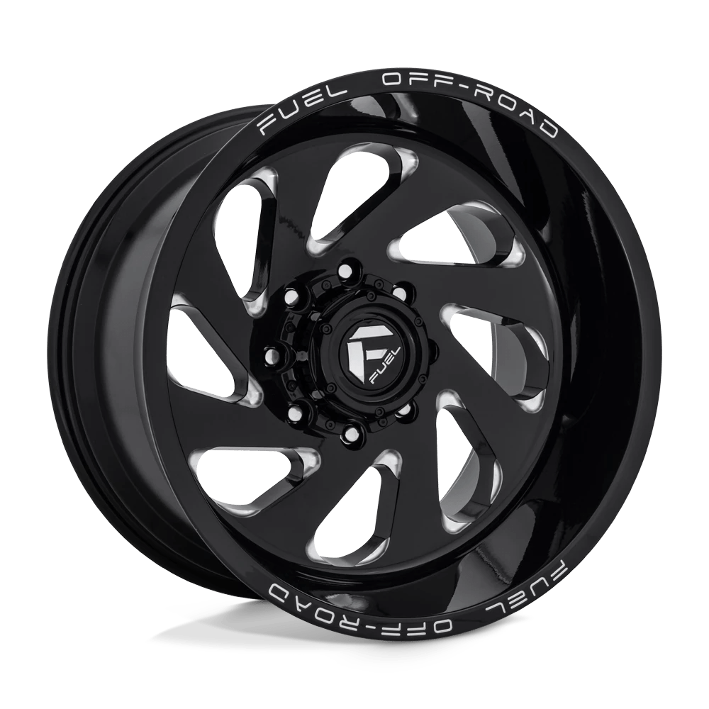 FUEL D637 VORTEX 20x10 8x170 -18 GLOSS BLACK MILLED