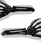 Kuryakyn Skeleton Hand Mirrors Black/Chrome