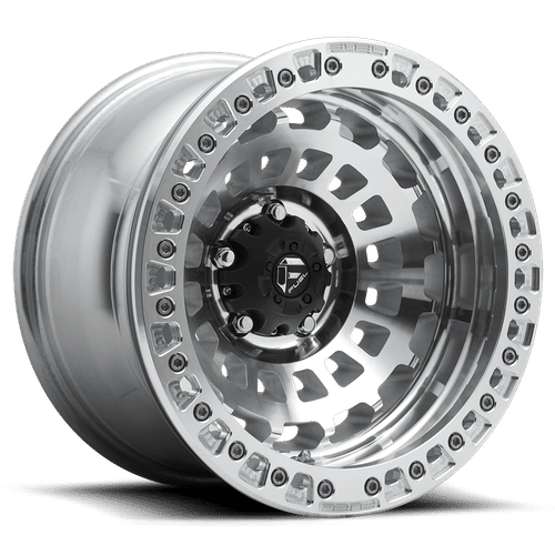 Fuel GLOSS MACHINED D102 ZEPHYR BEADLOCK 17x9 5x127 Wheels