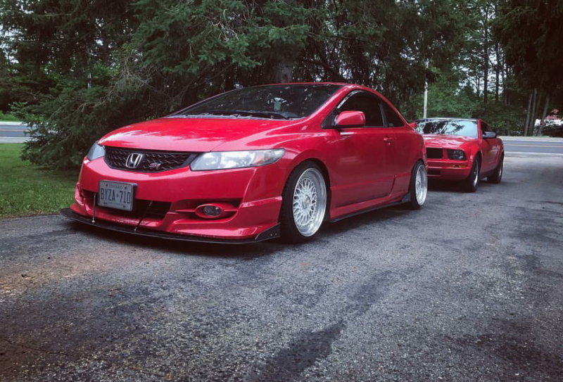 2009-2011 Honda Civic SI Coupe 2PC Front Splitter