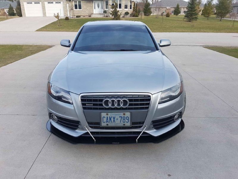 2009-2012 Audi A4/S4 B8 2PC Front Splitter