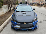 2016-2017 Mitsubishi Lancer 2PC Front Splitter