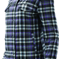 River Road Cameo Flannel Moto Shirt Womens - Small