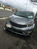 2014-2016 Nissan Versa Note SR 2PC Front Splitter