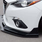 2014-2016 Mazda 3 Lenz Design Lip 2PC Front Splitter
