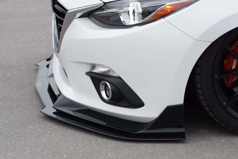 2014-2016 Mazda 3 Lenz Design Lip 2PC Front Splitter