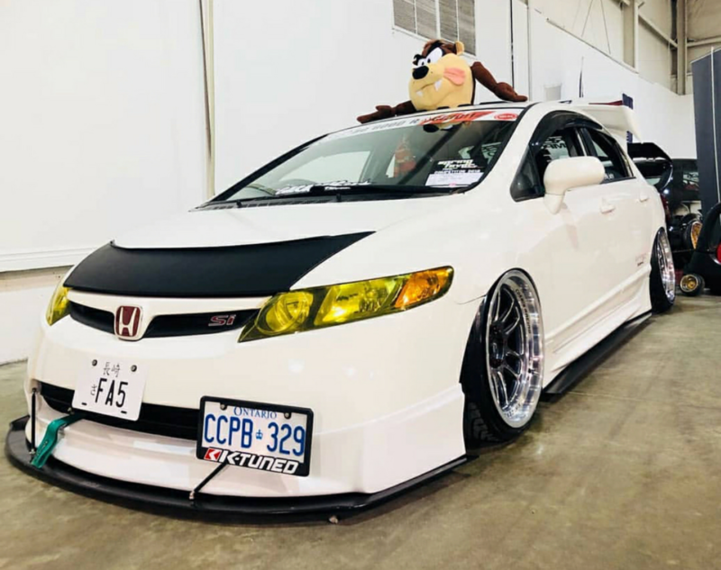 2008-2010 Honda Civic Sedan Mugen Lip 2PC Front Splitter