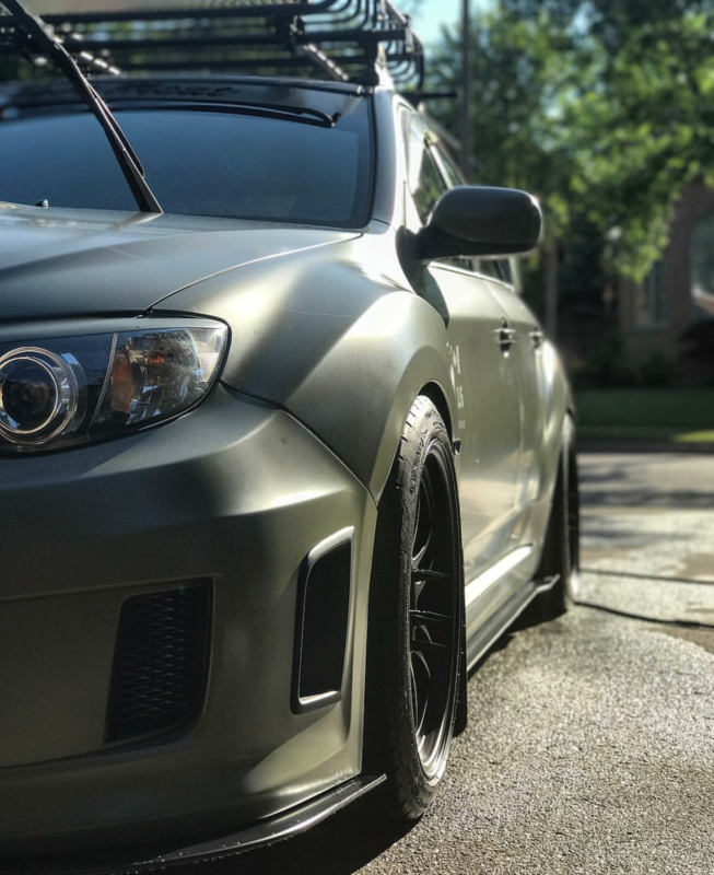 2011-2014 Subaru WRX Sedan 2PC Side Splitters