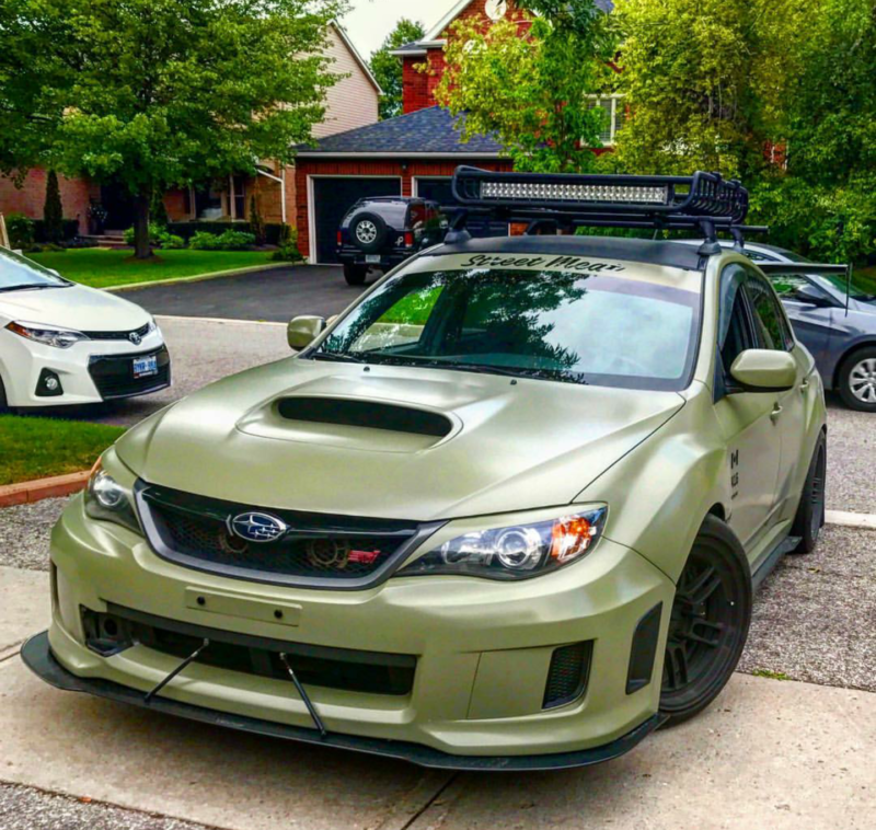 2011-2014 Subaru WRX/STI Sedan 2PC Front Splitter