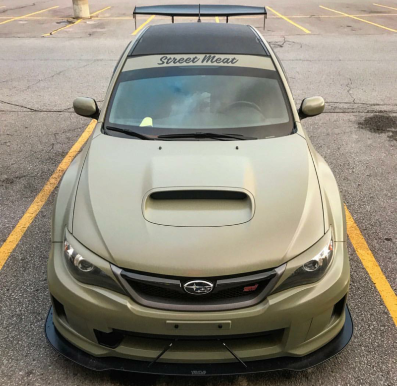 2011-2014 Subaru WRX/STI Sedan 2PC Front Splitter
