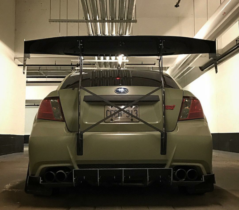 2011-2014 Subaru WRX STI Sedan Rear Diffuser