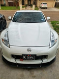 2009-2012 VERISON 2 Nissan 370Z 2PC Front Splitter