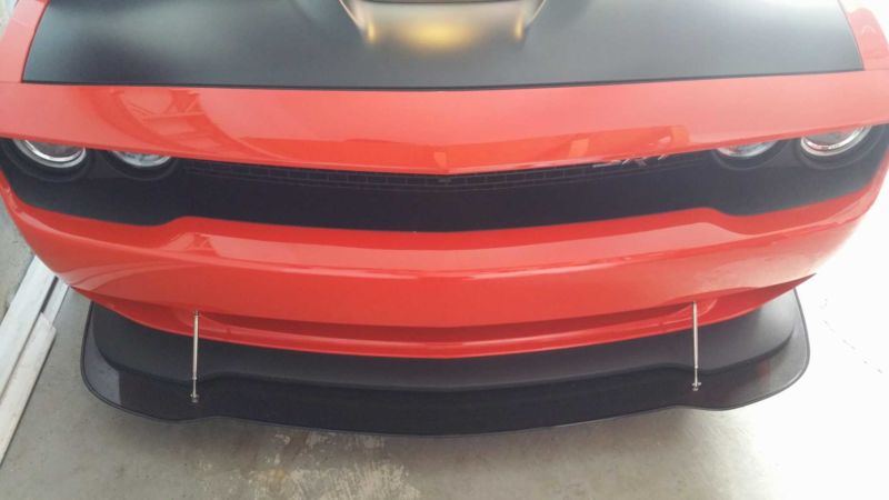 2015-2023 Dodge Challenger Hellcat 2PC Front Splitter