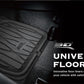 3D MAXpider 777-1 Universal Kagu Black Mat 4pcs (Size: L Front L 28in x W 21in Rear L 20in x 21in)