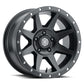 ICON Rebound 17x8.5 5x4.5 0mm Offset 4.75in BS 71.5mm Bore Satin Black Wheel