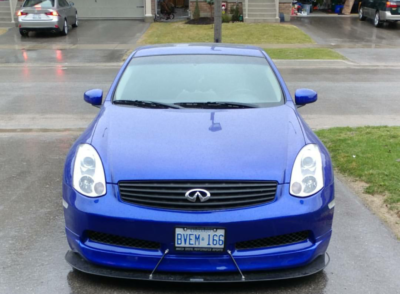 2003-2008 Infinti G35 Coupe INGS Lip 2PC Front Splitter