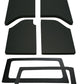 DEI 11-18 Jeep Wrangler JK 2-Door Boom Mat Complete Headliner Kit - 6 Piece - Black