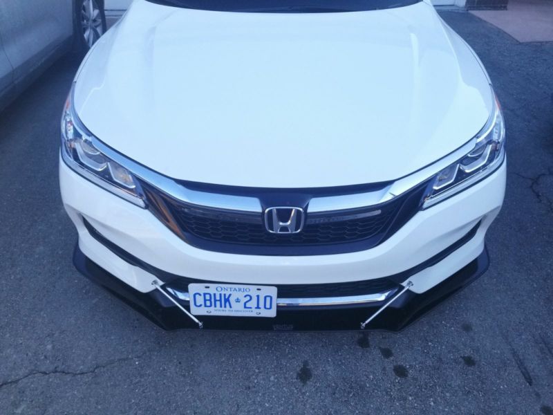2016-2017 Honda Accord Sedan 2PC Front Splitter