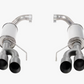 Roush 18-25 Mustang GT Black Tip Axle Back Exhaust