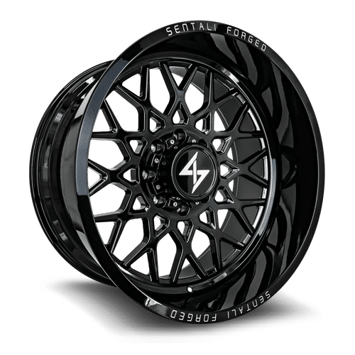 Sentali Forged Gloss Black SF5GB 30x16 5x127 Wheels