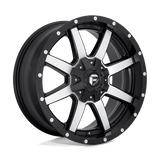 Fuel MATTE BLACK MACHINED D537 20x10 8x165.1 Wheels
