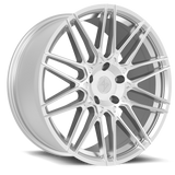 SS6 Drift 20x9 5x112 +35 Hyper Silver Diamond Cut