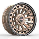 VORTEK VRD-702 18x9 6x135/6x139.7 12 Matte Bronze Black Bolts / Lip