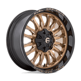 Fuel PLATINUM BRONZE WITH BLACK LIP D797 20x9 8x180 Wheels
