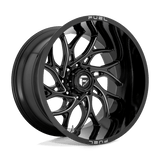 Fuel D741 20x8.25 8x210 -195 GLOSS BLACK MILLED