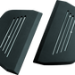 Kuryakyn Premium Passenger Board Inserts 86-Up Touring Models Black
