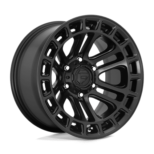 Fuel MATTE BLACK D718 17x9 6x139.7 Wheels