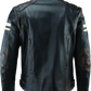 River Road Hoodlum Vintage Leather Jacket Black - Small