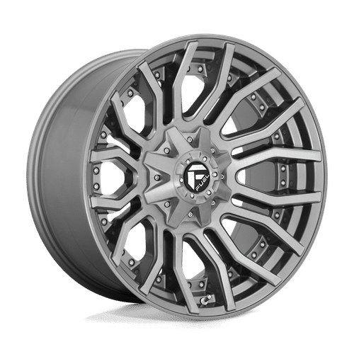 Fuel BRUSHED GUN METAL TINTED CLEAR D713 20x10 8x165.1 Wheels