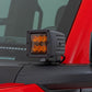 2 Inch LED Light Pods | Spot Beam | Amber Lens | Square
