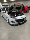 2010-2013 Mazda Speed 3 MS/Bayson R Lip 2PC Front Splitter