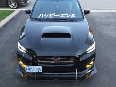 2015-2017 Subaru WRX Lip Version 2PC Front Splitter