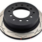DBA 06+ Lexus GX470 / 06+ Toyota FJ Cruiser Rear Slotted 4000 Series Rotor