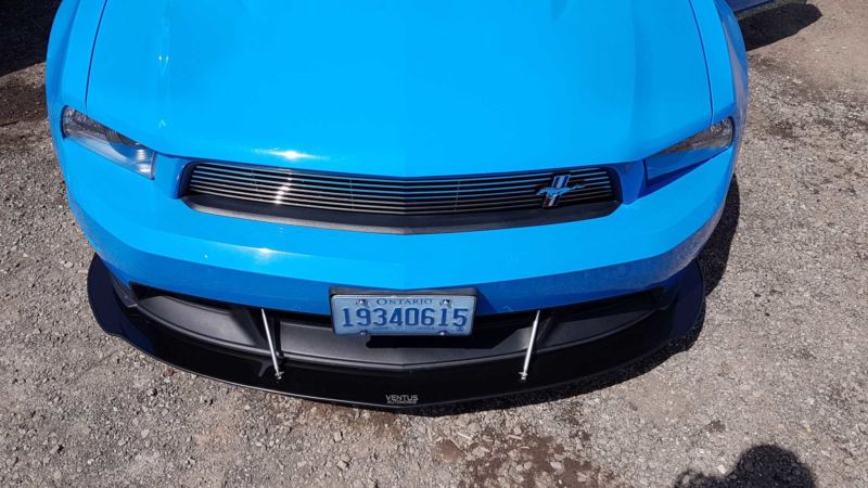 2010-2012 Ford Mustang California Special 2PC Front Splitter